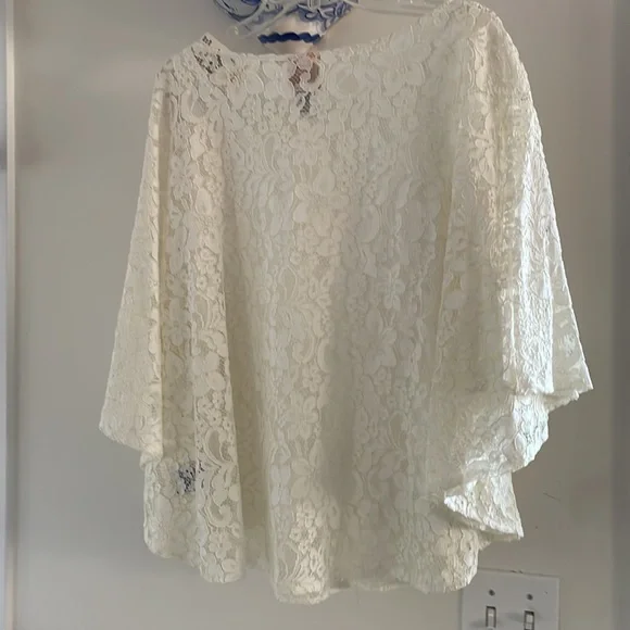 Ruby Red Lace Top - Picture 2 of 5